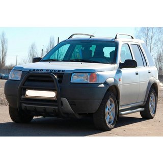 Bullbar QT007 Black (nerūsējošais tērauds) Land Rover Freelander I 1997–2006 foto 3