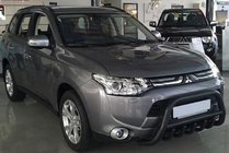 Mitsubishi Outlander 2012–2021 Kenguru stienis WT002 Black (nerūsējošais tērauds) foto 2