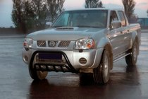 Nissan NP300 1999–2015 Kengurins WT002 Black (nerūsējošais tērauds) foto 1