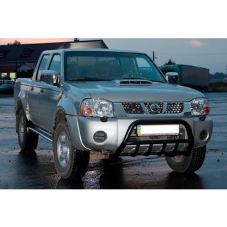 Kengurins WT002 Black (nerūsējošais tērauds) Nissan NP300 1999–2015 foto 3