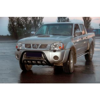 Kengurins WT002 Black (nerūsējošais tērauds) Nissan NP300 1999–2015 foto 1