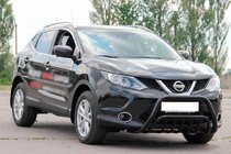 Nissan Qashqai 2014–2021 Kengurins WT002 Black (nerūsējošais tērauds) foto 3