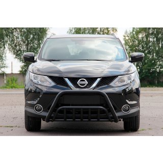 Kengurins WT002 Black (nerūsējošais tērauds) Nissan Qashqai 2014–2021 foto 1