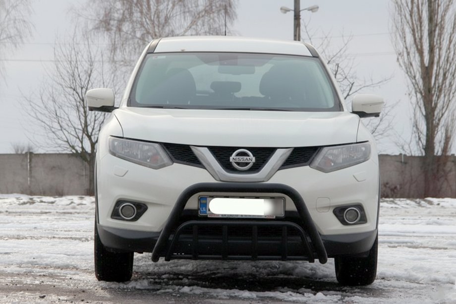 Nissan X-trail T32/Rogue 2014–2021 Kengurins WT002 Black (nerūsējošais tērauds) Image