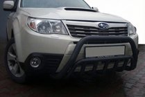 Subaru Forester 2008–2013 Kenguru stienis WT002 Black (nerūsējošais tērauds) foto 1