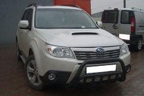 Subaru Forester 2008–2013 Kenguru stienis WT002 Black (nerūsējošais tērauds) foto 3