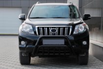 Toyota Land Cruiser Prado 150 2009–2023 Kengurins WT002 Black (nerūsējošais tērauds) foto 2