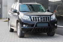 Toyota Land Cruiser Prado 150 2009–2023 Kengurins WT002 Black (nerūsējošais tērauds) foto 1