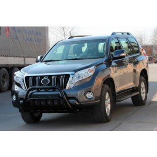 Kengurins WT002 Black (nerūsējošais tērauds) Toyota Land Cruiser Prado 150 2009–2023 foto 3