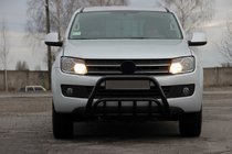 Volkswagen Amarok 2010–2022 Kengurins WT002 Black (nerūsējošais tērauds) foto 2
