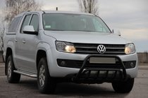 Volkswagen Amarok 2010–2022 Kengurins WT002 Black (nerūsējošais tērauds) foto 3