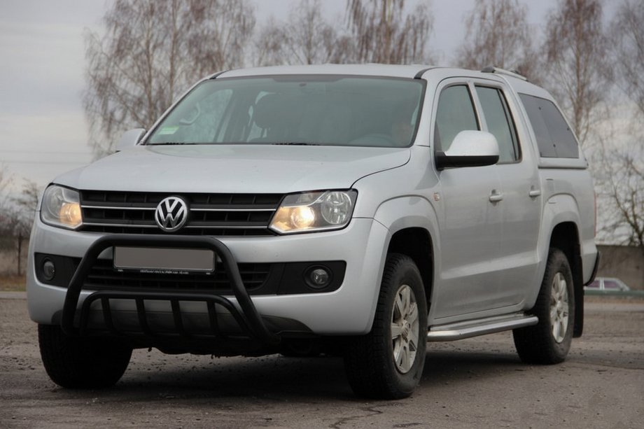 Volkswagen Amarok 2010–2022 Kengurins WT002 Black (nerūsējošais tērauds) Image