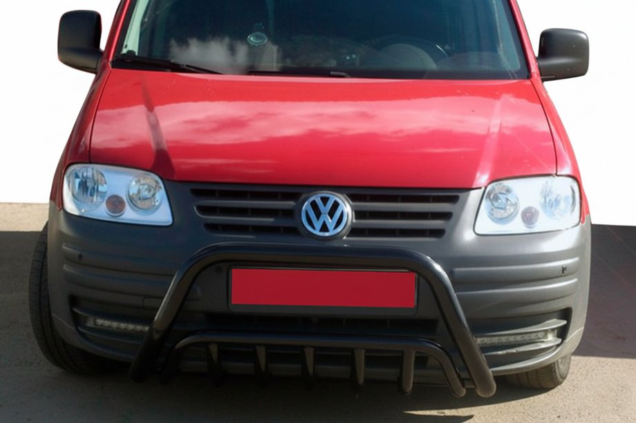 Volkswagen Caddy 2004–2010 Kengurins WT002 Black (nerūsējošais tērauds) Image
