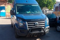 Volkswagen Crafter 2006–2016 Kengurins WT002 Black (nerūsējošais tērauds) foto 3