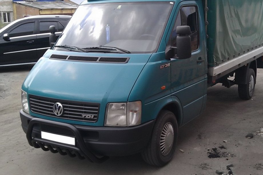 Volkswagen LT 1995–2006 Kengurins WT002 Black (nerūsējošais tērauds) Image