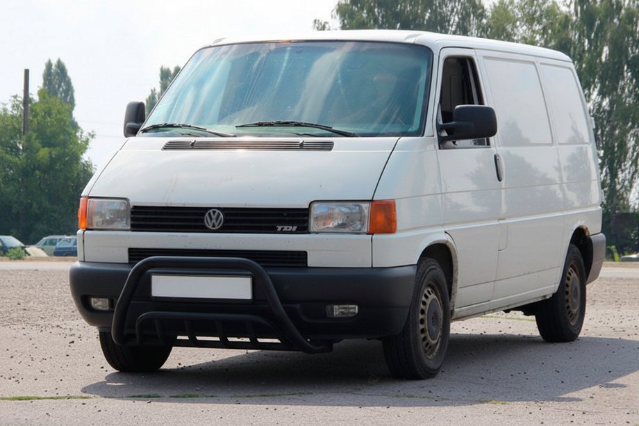 Volkswagen T4 Transporter 1990–2003 Kengurins WT002 60 mm Black (nerūsējošais tērauds) Image