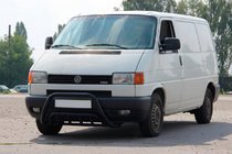 Volkswagen T4 Caravelle/Multivan 1990–2003 Kengurins WT002 Black (nerūsējošais tērauds) foto 2