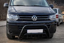 Volkswagen T5 2010–2015 Kengurins WT002 Black (nerūsējošais tērauds) foto 1