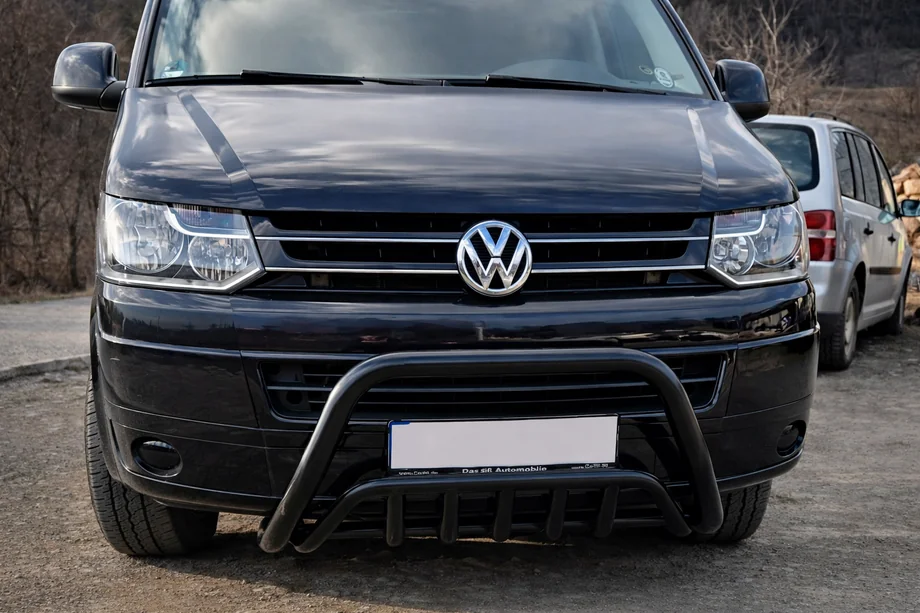 Volkswagen T5 2010–2015 Kengurins WT002 Black (nerūsējošais tērauds) Image