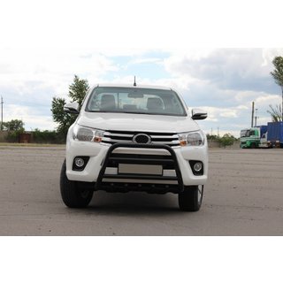 Priekšējais aizsargstienis WT010 Black (nerūsējošais tērauds) foto 2