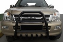Isuzu D-Max 2011–2019 Priekšējais aizsargstienis QT007 Black (nerūsējošais tērauds) foto 1