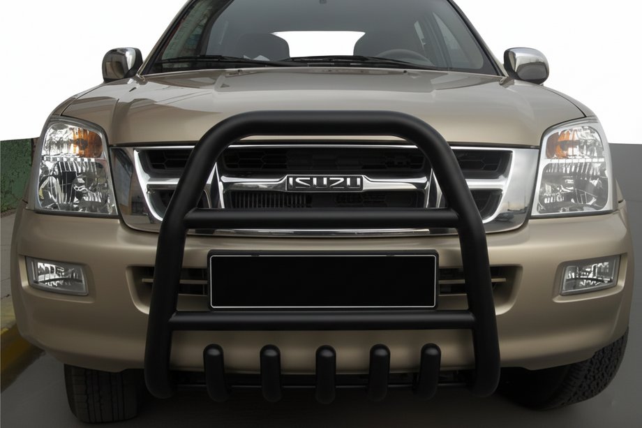 Isuzu D-Max 2011–2019 Priekšējais aizsargstienis QT007 Black (nerūsējošais tērauds) Image