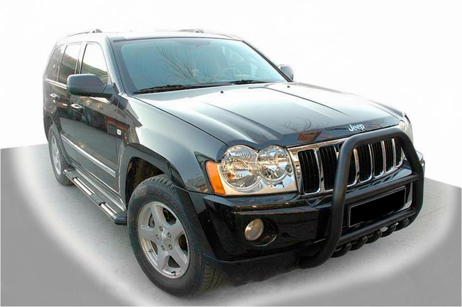 Jeep Grand Cherokee WK 2004–2010 Bullbārs QT007 Black Image