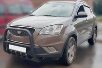 SsangYong Korando 2010–2019 Priekšējais aizsargstienis (bullbar) F1-40 Black (nerūsējošais tērauds) foto 3