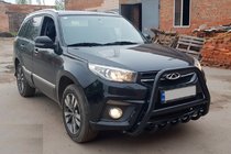 Chery Tiggo 3 2005– Bullbar WT009 Black (nerūsējošais tērauds) foto 2