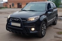 Chery Tiggo 3 2005– Bullbar WT009 Black (nerūsējošais tērauds) foto 3