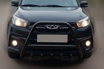 Chery Tiggo 3 2005– Bullbar WT009 Black (nerūsējošais tērauds) foto 1