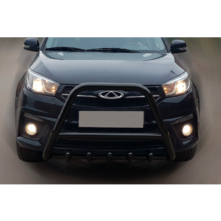 Bullbar WT009 Black (nerūsējošais tērauds) Chery Tiggo 3 2005– foto 1