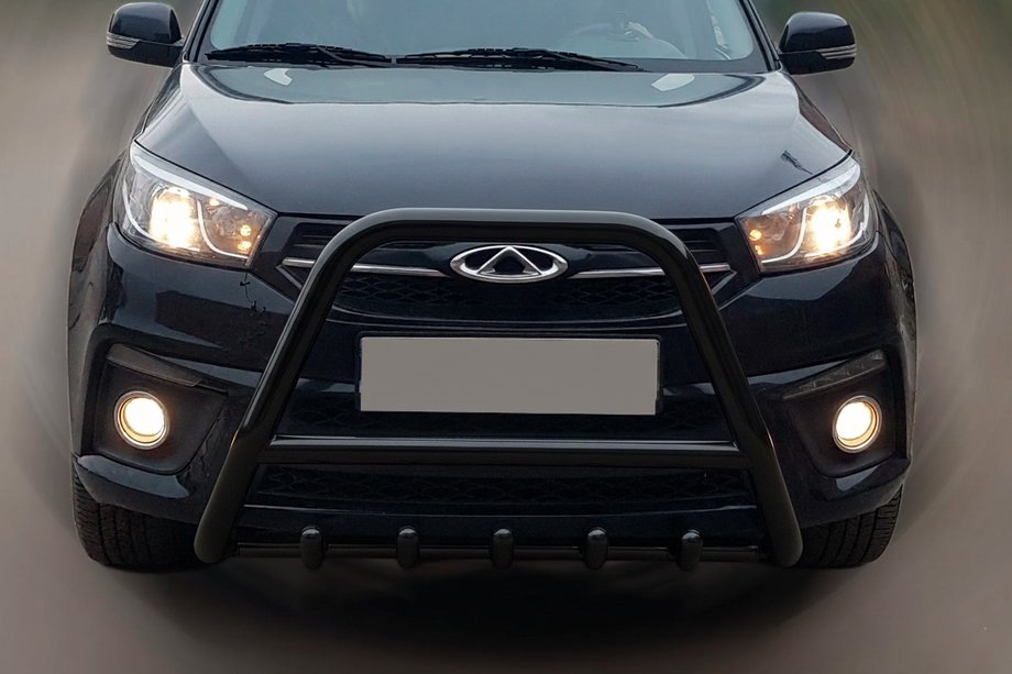 Chery Tiggo 3 2005– Bullbar WT009 Black (nerūsējošais tērauds) Image