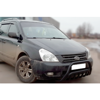 Priekšējais aizsargstienis WT002 Black (2006-2013, nerūsējošais tērauds) foto 2