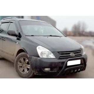 Priekšējais aizsargstienis WT002 Black (2006-2013, nerūsējošais tērauds) foto 2