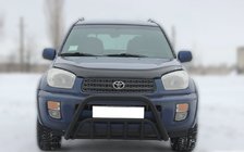 Toyota Rav 4 2001–2005 Priekšējais aizsargstienis WT002 Black (nerūsējošais tērauds) foto 1
