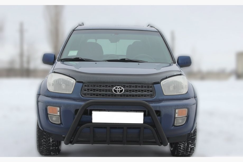 Toyota Rav 4 2001–2005 Priekšējais aizsargstienis WT002 Black (nerūsējošais tērauds) Image