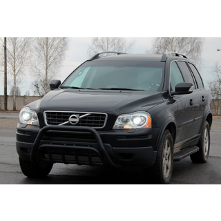 Priekšējais aizsargstienis WT002 Black (nerūsējošais tērauds) Volvo XC90 2002–2014 foto 1