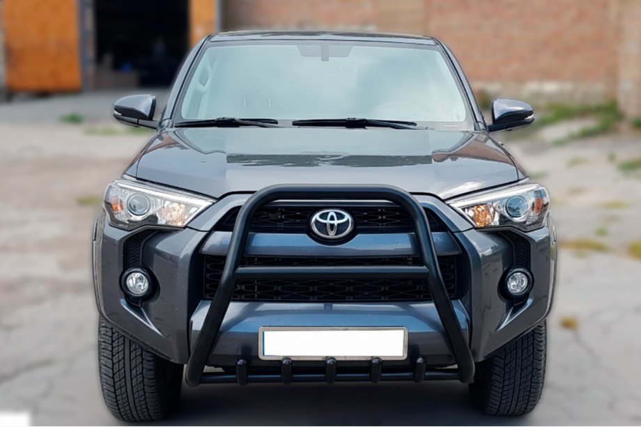 Toyota 4Runner 2009–2024 Kengurbumperis F1-50 Black (2014-2024, nerūsējošais tērauds) Foto 2
