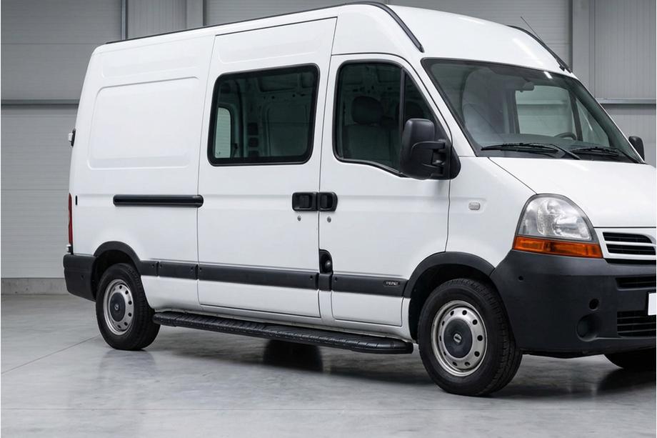Opel Movano 2004–2010 Sānu pakāpieni Bosphorus Black (2 gab., alumīnijs) Image