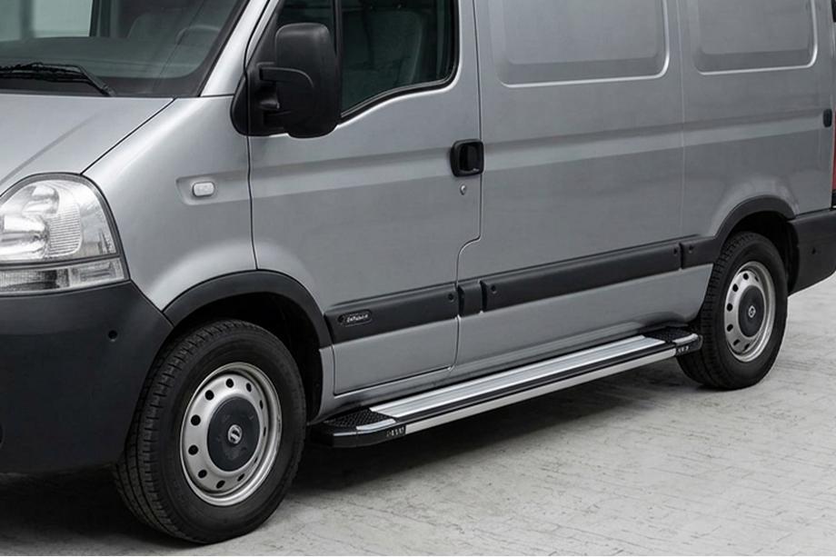 Opel Movano 2004–2010 Sānu pakāpieni Rainbow (2 gab., alumīnijs) Image