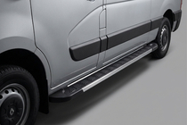 Opel Movano 2010–2021 Sānu pakāpieni RedLine V1 (2 gab., alumīnijs) Garā riteņu bāze foto 1
