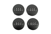 Audi Diskiem centrālie vāciņi 60/58 mm grafīts ad5957g (4 gab.) foto 1