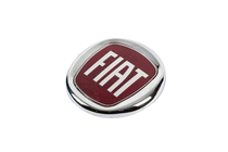 Fiat Emblēma (sarkana, ar stiprinājumu) 120 mm foto 2