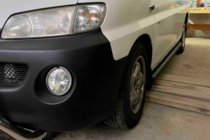 Hyundai H200, H1, Starex 1998–2007 Sānu caurules BB002 Black (2 gab., nerūsējošais tērauds) foto 3