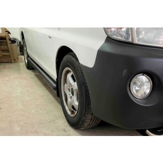 Sānu caurules BB002 Black (2 gab., nerūsējošais tērauds) Hyundai H200, H1, Starex 1998–2007 foto 1