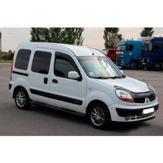 Sānu caurules Black (2 gab., nerūsējošais tērauds) Renault Kangoo 1998–2008 foto 1