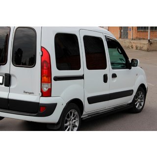 Sānu caurules Black (2 gab., nerūsējošais tērauds) Renault Kangoo 1998–2008 foto 3