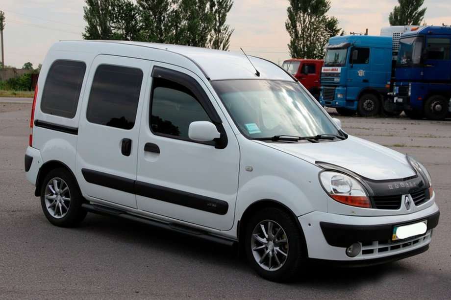 Renault Kangoo 1998–2008 Sānu caurules Black (2 gab., nerūsējošais tērauds) Image