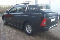 SsangYong Action 2005–2018 Sānu caurules Black (2 gab., nerūsējošais tērauds) foto 2